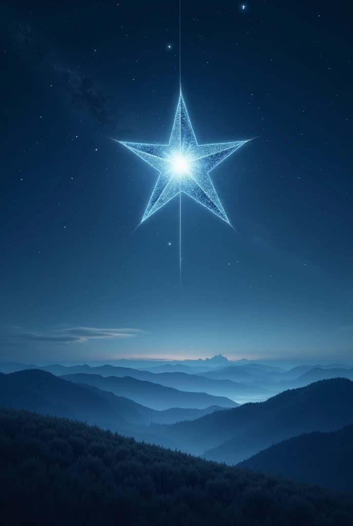 S is for star, sparkling in the sky,