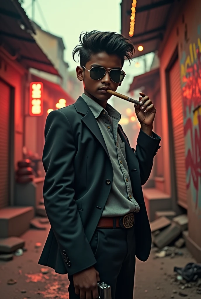 Vanasthalipuram vamshi
Create a image for this name and a boy with don look with gun in his hand and cigar in the mouth and background with name VANASTHALIPURAM VAMSHI