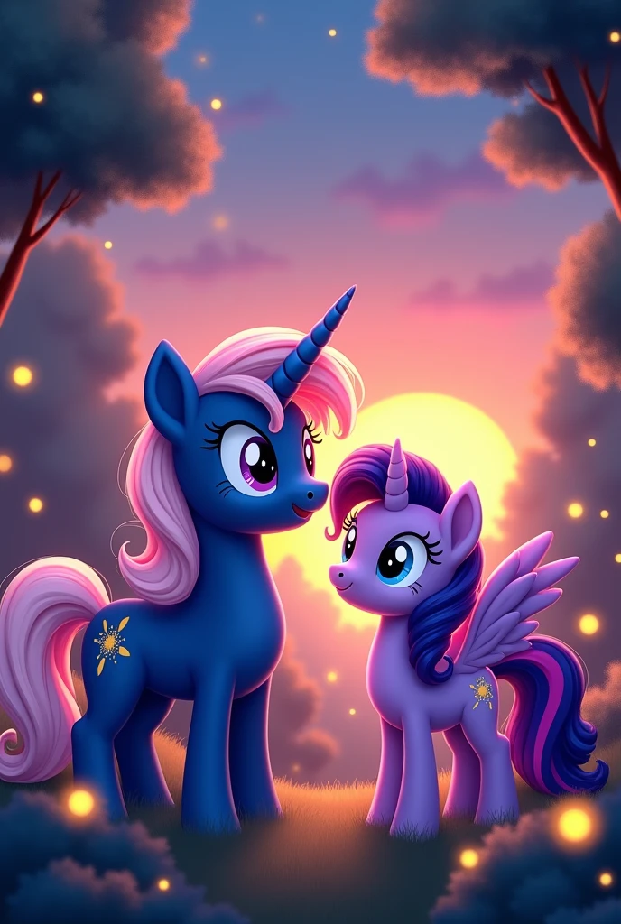 Dusk Shine:Hey There i'm Dusk Shine! and Twilight Sparkle:Hello There i'm Twilight Sparkle!