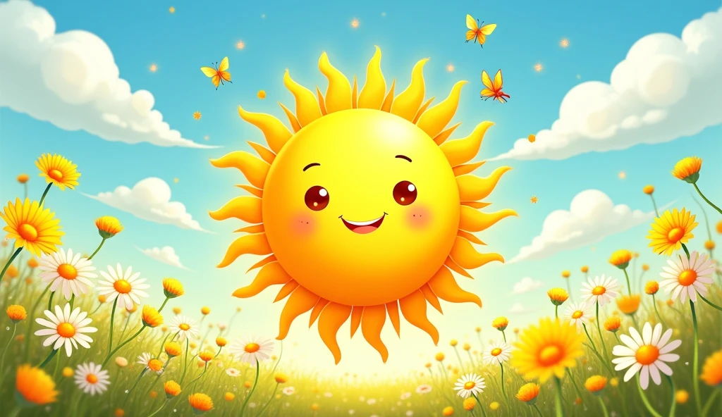 Y is for yellow, bright as the sun,