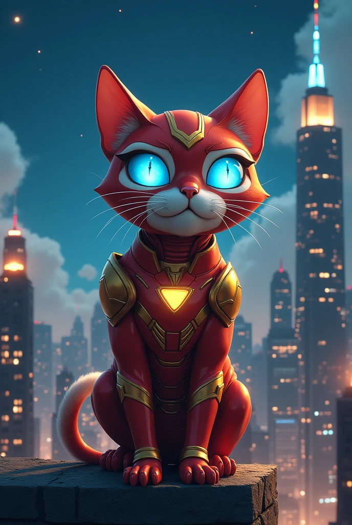 Cat iron man