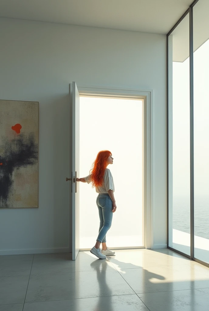 The door leads anywhere in the house, modern.