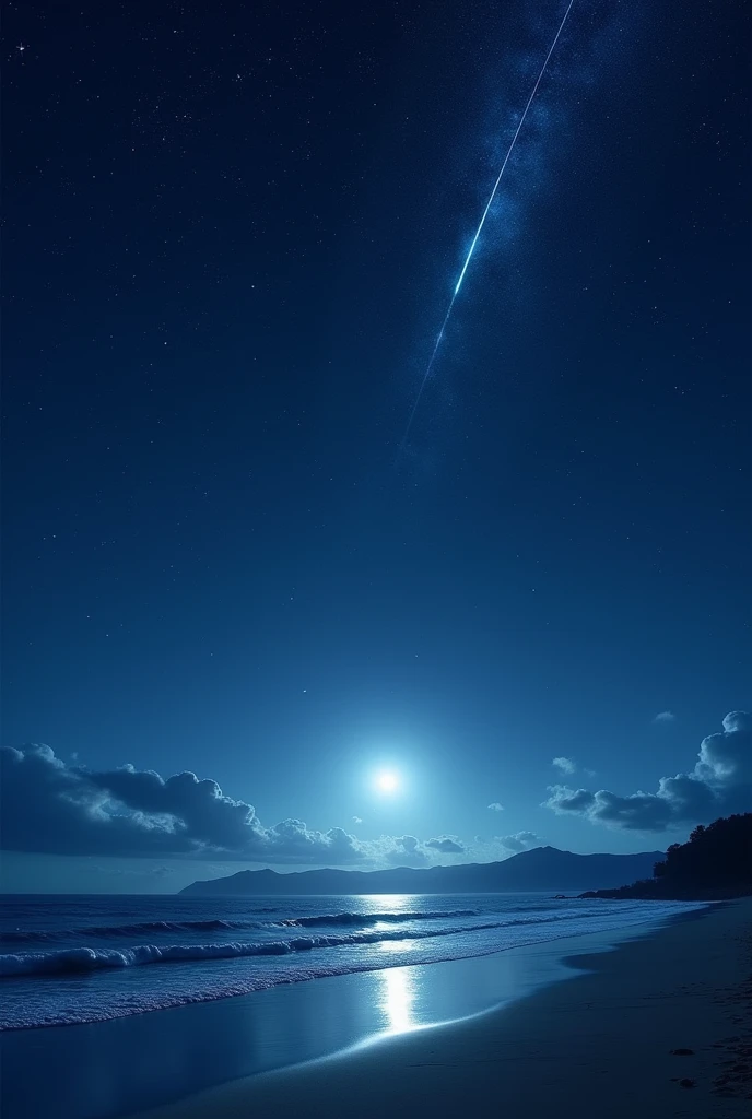 Night Sky、Star of the sky、Shining Star、Ocean、shooting star、No people allowed in