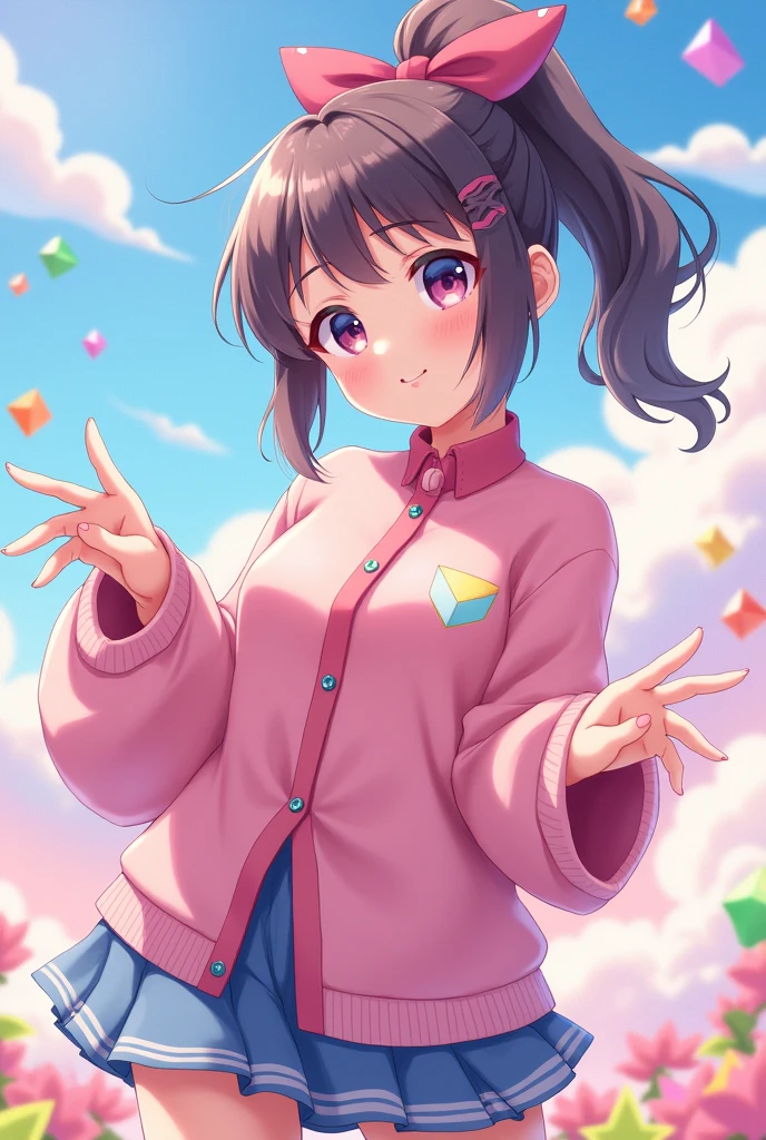 Moe sleeves Beauty ponytail Ahegao Exhibitionism