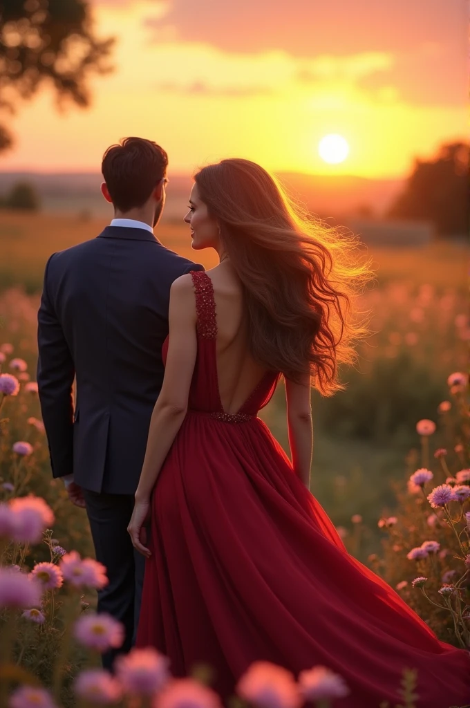 I want her to come with me to the blue ribbon,
Inside the black head I have no one else,
that will make my red heart always move to the brown rhythm,
Already waiting for the pink evening.
in the yellow sunset