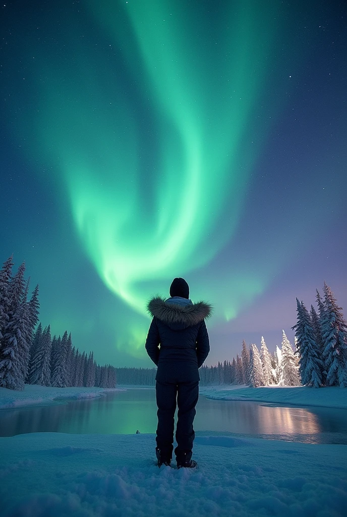 The Northern lights 
