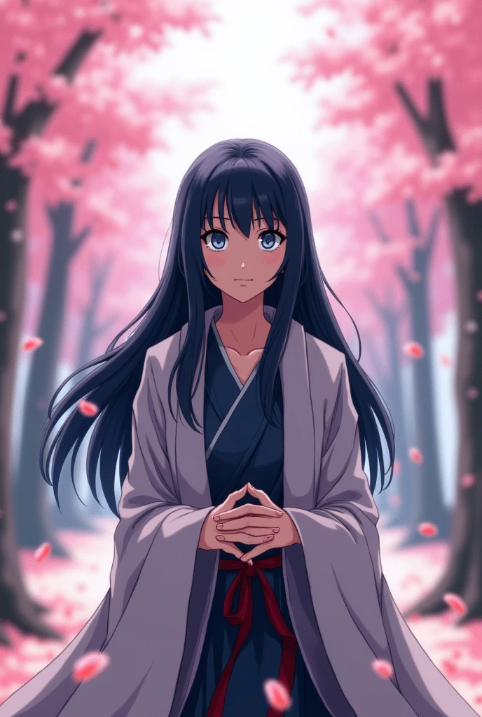 Hinata Hyuga from the anime Naruto