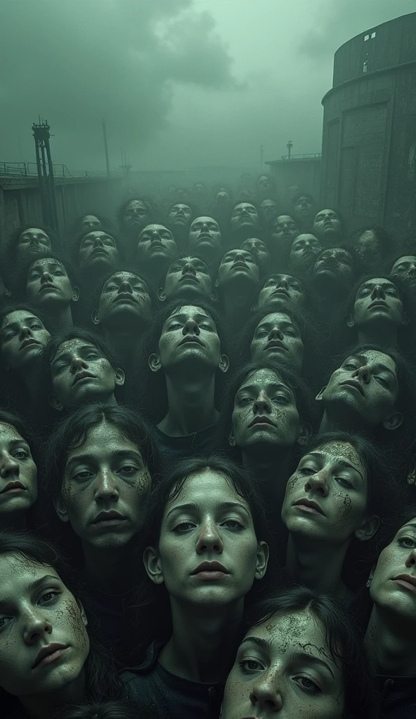 (Very old photograph only in sepia color), ((in full shot), (low-angle ground view,) a ((Victorian era, Giant Cube cult, Big LeMarchand Cube Puzzle as the central figure from the movie Hellraiser, surrounded by cenobitic female characters, black lipstick, scream and anger)), (black eyeball), symmetrical cut on the face, (dozens of nails in the head, frightened, horrified, terrified, insane, disgusting, disturbing, disturbing, Impactful, vintage, old film, (painting and surreal landscape (inspired by Zdzislaw Beksinski and Wayne Barlowe), director Fritz Lang credits, science fiction, dynamic composition, gritty textures, shadows and highlights, bright costumes, excitement and adrenaline, cosmic horror influences , sinister composition, macabre atmosphere, high contrast, deep shadows, mysterious atmosphere, vintage film grain effect, horror elements, retro film noir aesthetic, monochromatic color scheme, elements of suspense and mystery, of the mind Creative by Fritz Lang, eye-catching visuals, innovative visual effects, gripping plot, thrilling horror with a twist. photorealistic, cinematic film, Ultra detailed, RAW photo, cinematic, artstation style, concept art, masterpiece, 8k, black and white, realistic textures, 3D rendering