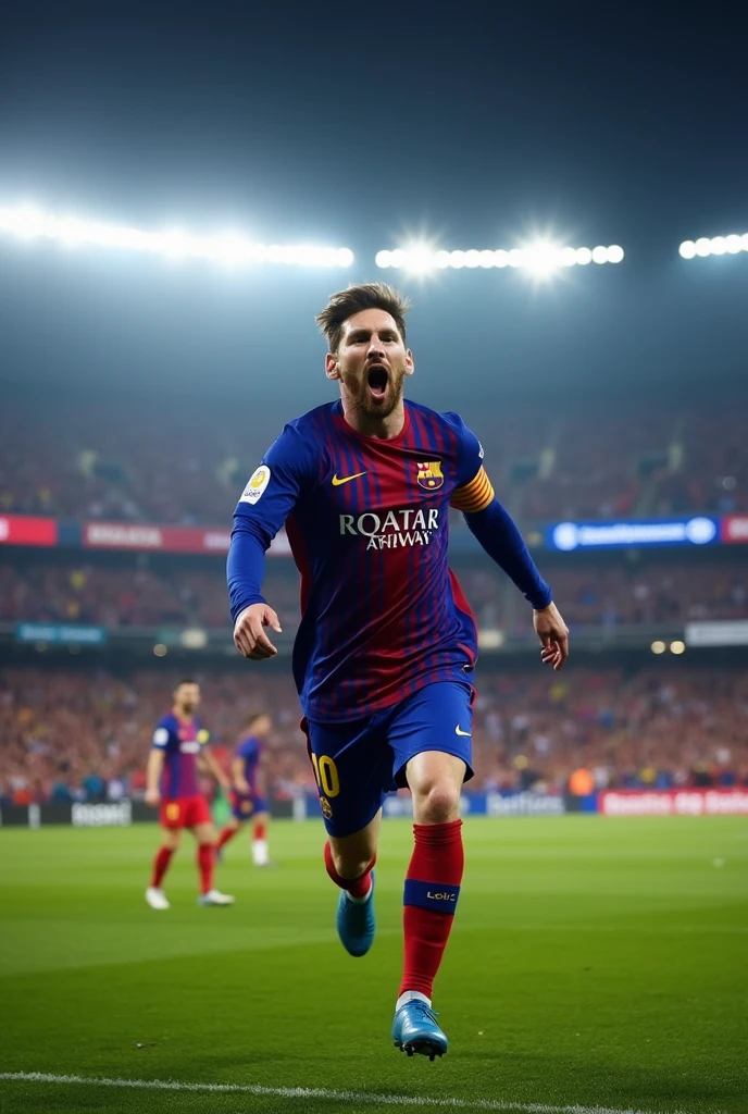 Messi scored goal