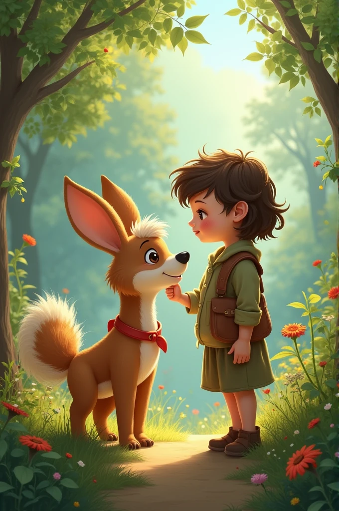 Friendship with Nature: Craft a tale where a child forms a bond with an animal, and how this friendship helps them overcome a challenge.