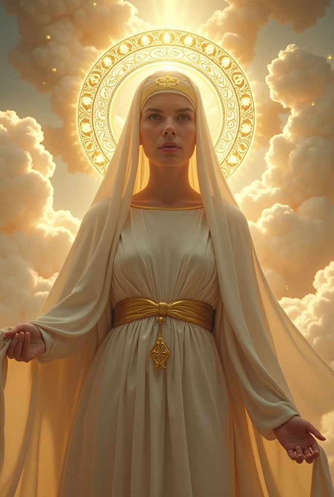 Virgo,nun,Holy radiance,arrogant,Disdainful gaze,4K