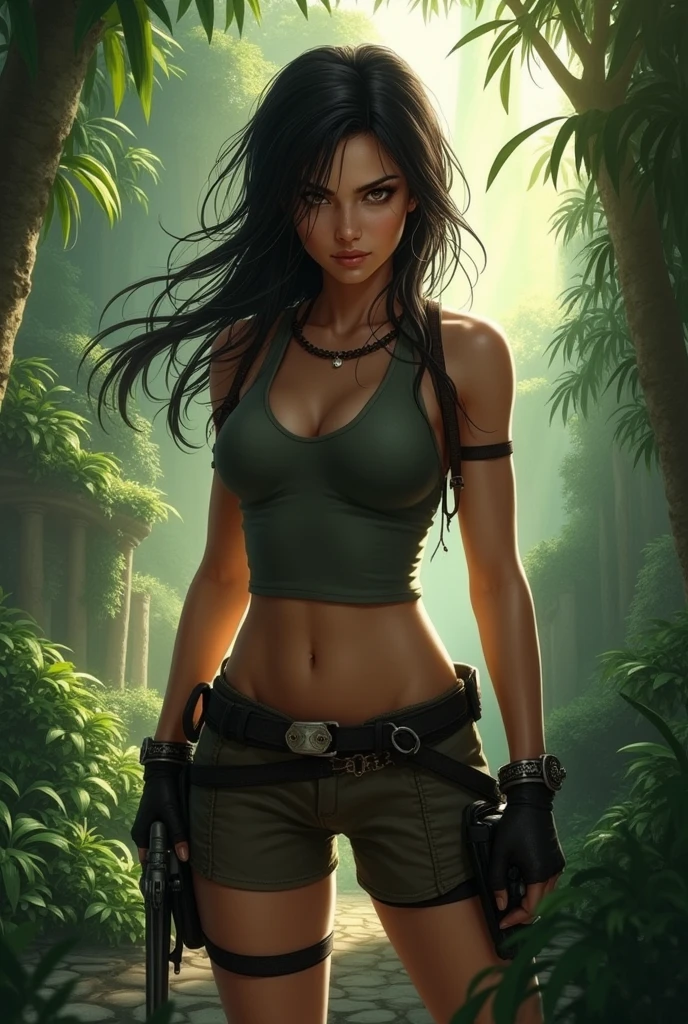 Lara Croft fully naked