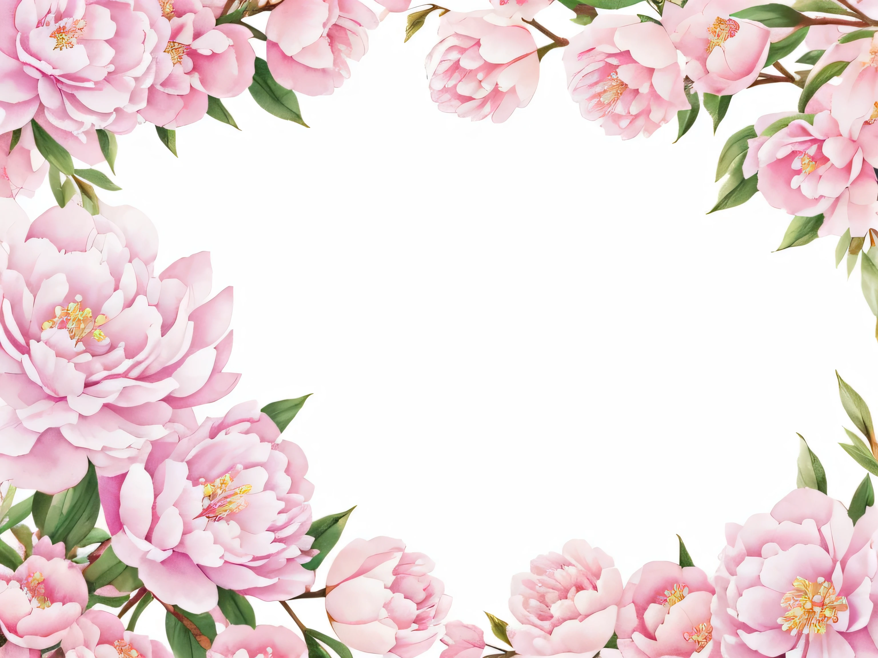 Cherry blossoms, Japanese style, background, watercolor, peony, plum, spring, frame, flower, wallpaper, New Year's card, frame, Japanese pattern, Japanese style, paper, glitter, cute, stylish, Hinamatsuri, peach blossom, pink, cherry blossom viewing, sakura, luxurious, advertising, background material