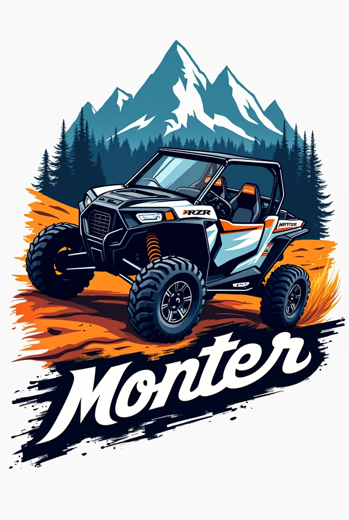 Create a logo for a RZR for Monter
