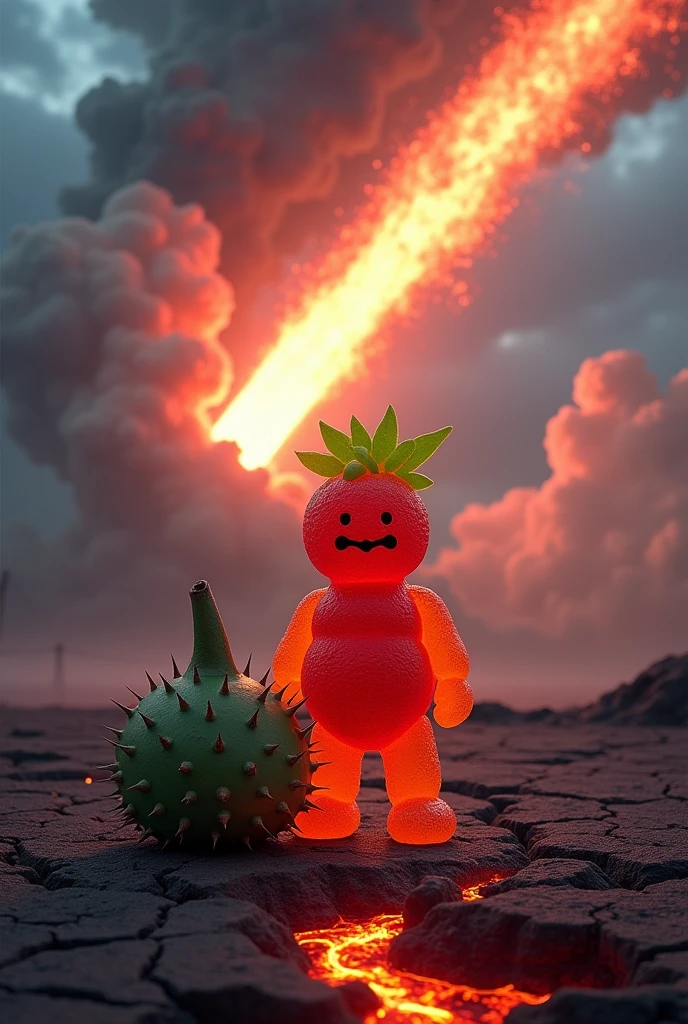 Meteorite impact、End of the World、Gummy、Bitter gourd、Red-hot
