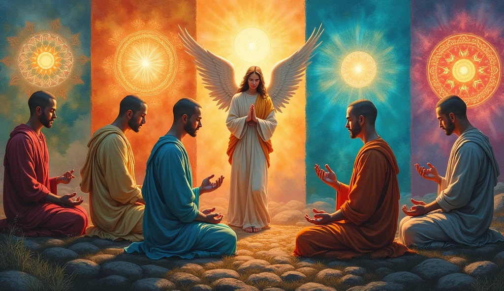 paintings examples that express different religious values or beliefs