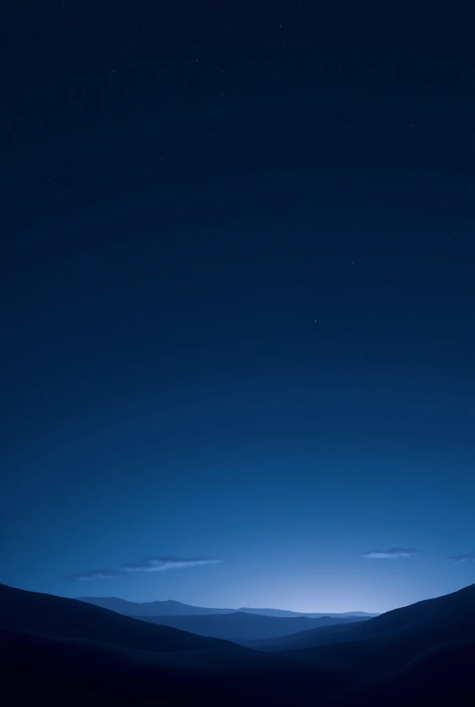Quiet sky landscape night