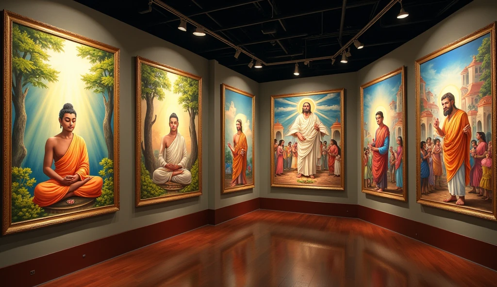 paintings examples that express different religious values or beliefs
