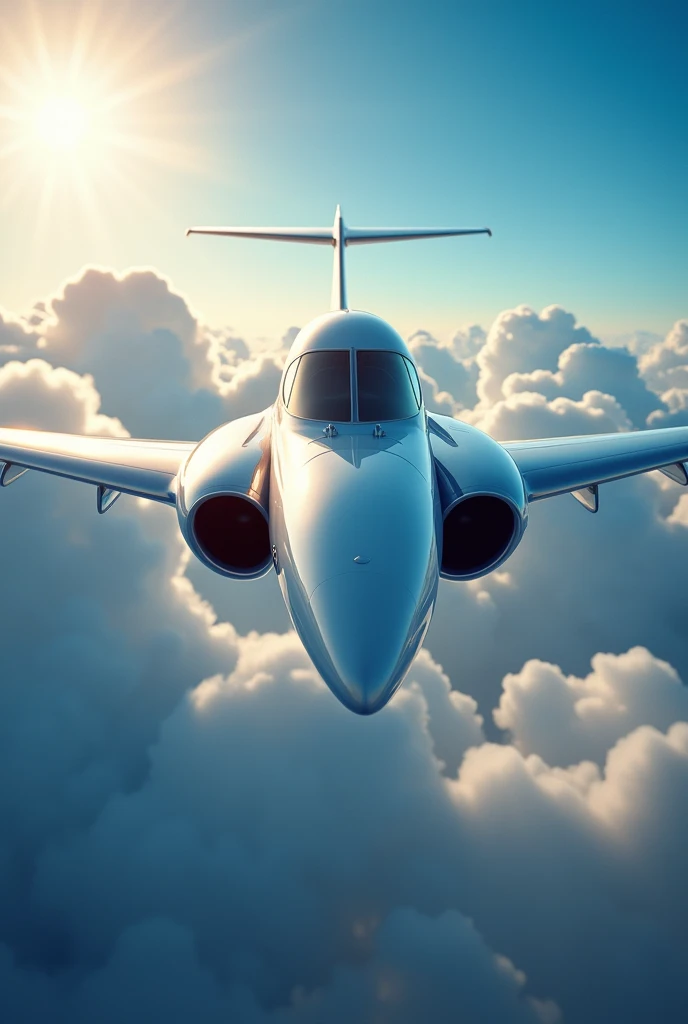 (cover page), real, aircraft or spacecraft,magazine cover, aerospace, creative, gives a feel of being aerospace engineer,classic image, superiority of aerospace industry,  point of view as 30 degree to front view, sky or space background, no text