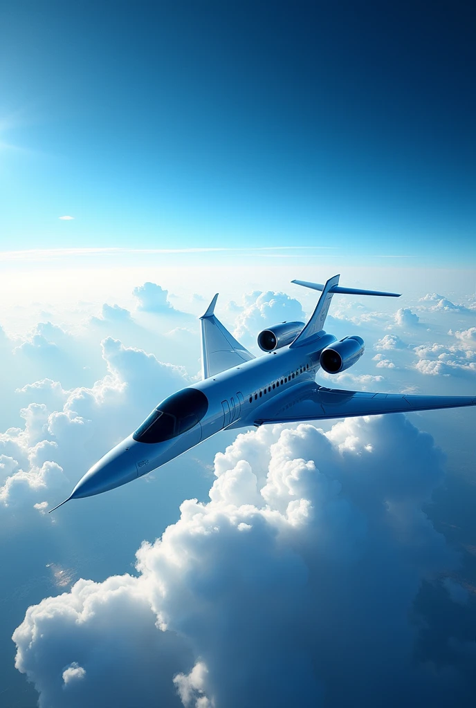 (cover page), real, aircraft or spacecraft,magazine cover, aerospace, creative, gives a feel of being aerospace engineer,classic image, superiority of aerospace industry,  point of view as 30 degree to front view, sky or space background, no text