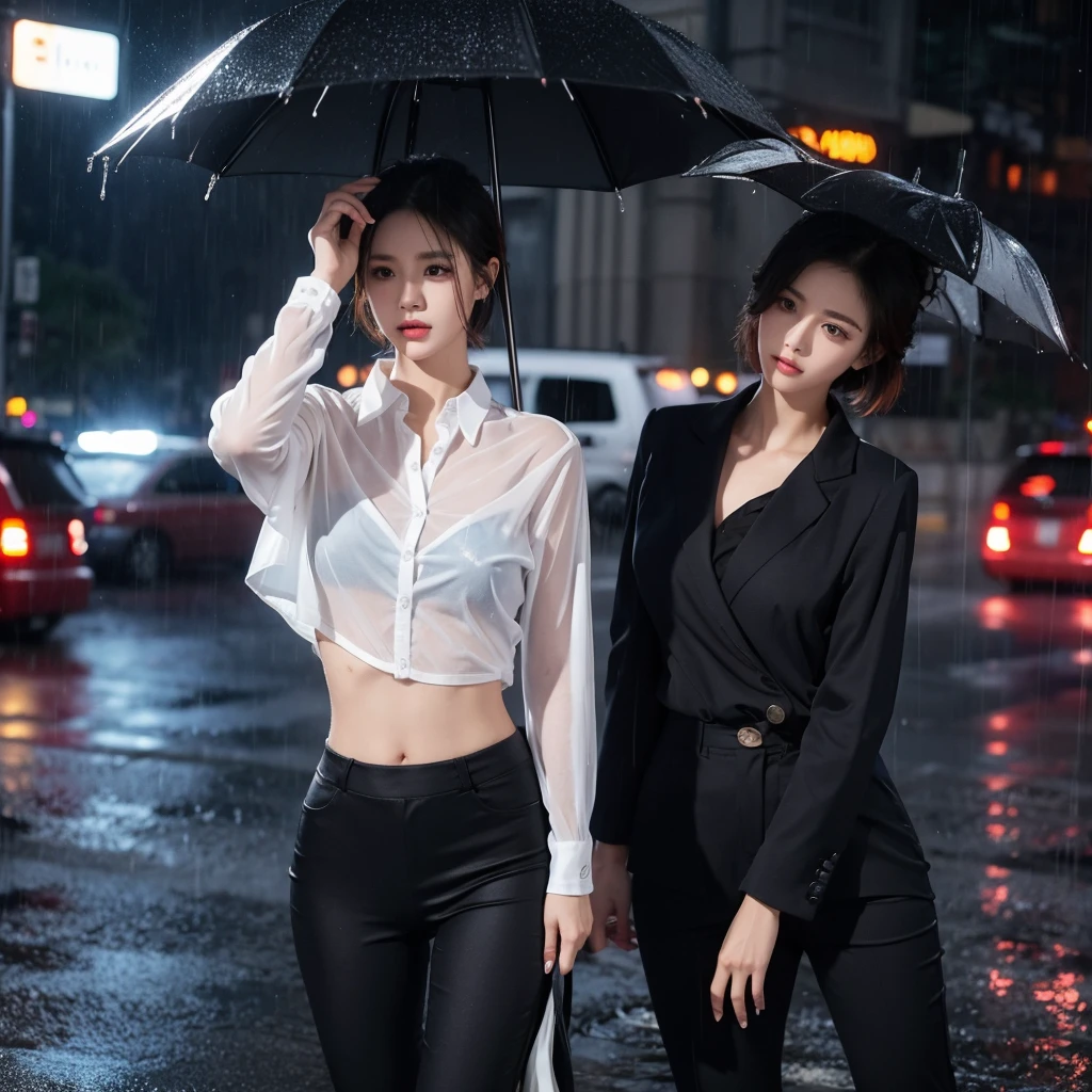 exy pose、Hair getting wet in the rain、Mr.々Hair style、Short Hair、Transparent shirt、Beautiful woman getting wet in the rain、typhoon、Get wet without an umbrella、Beautiful woman in the rain、雨で濡れたBeautyOL、Detailed face、Realistic、beautiful girl、Beauty、Office Lady Uniform、beauty、Beautiful woman、Narrow waist、Handsome woman、Tight pants look、Colorful suit、Sexy pose、Tight suit pants、Suit wet in the rain、Wet naked shirt、See-through shirt、Shot in heavy rain、Naked shirt、Colorful underwear