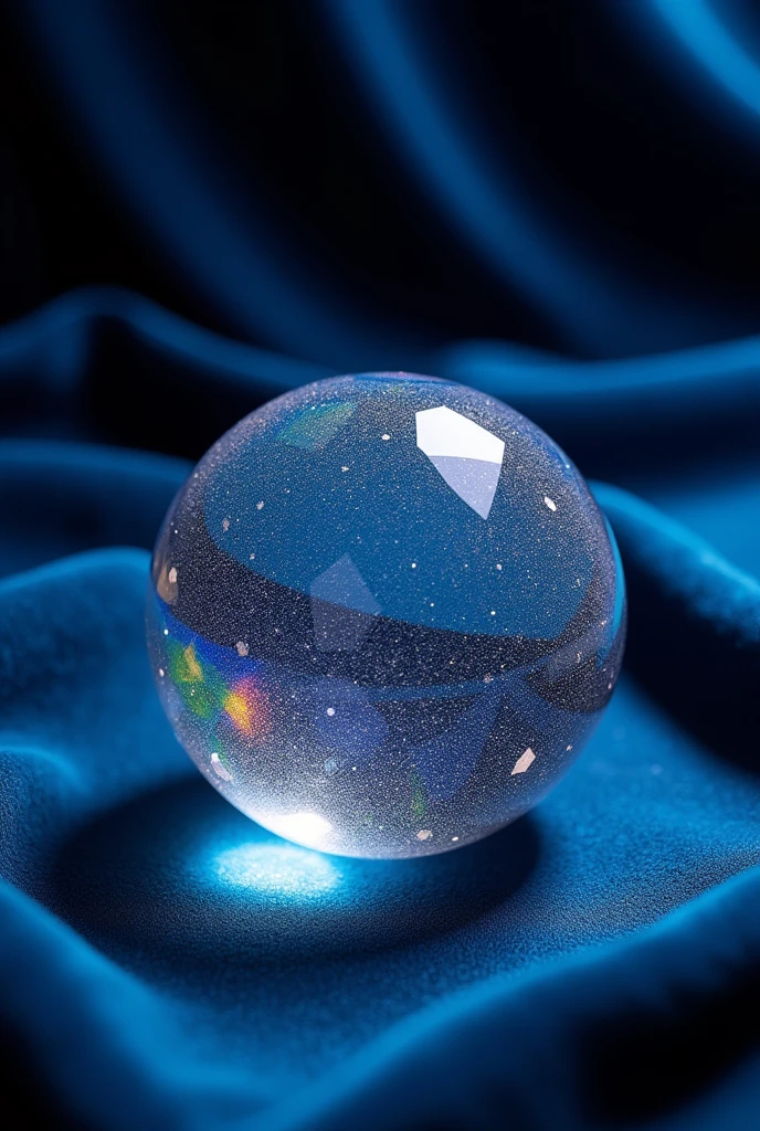 Sphere marble made of diamond