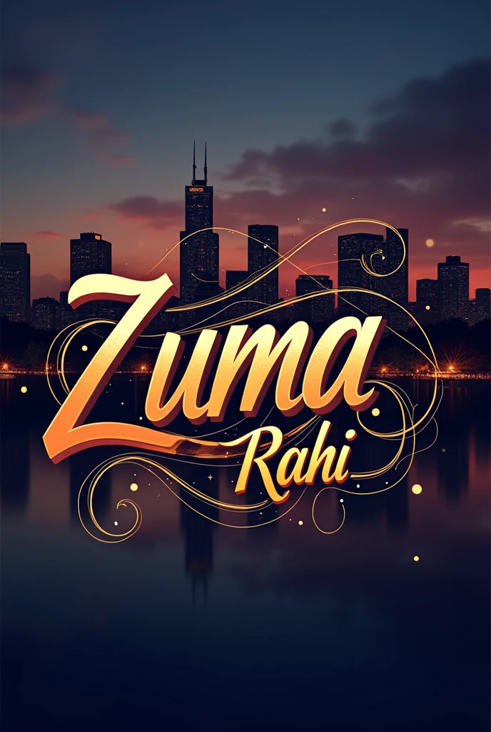 Stylish front Zuma +Rahi written beautifully on the site