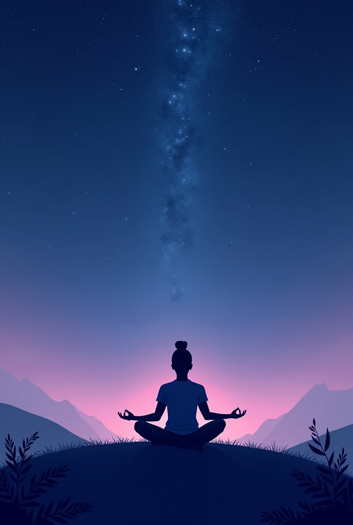night Starry Sky Calming the mind meditation