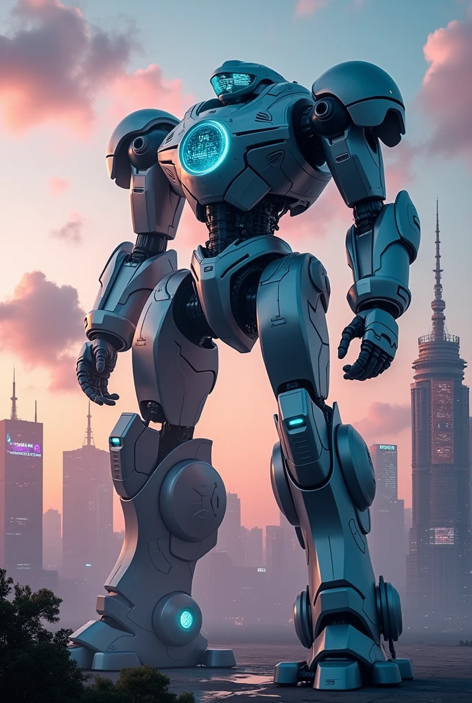 Huge mecha controlled by ai  
