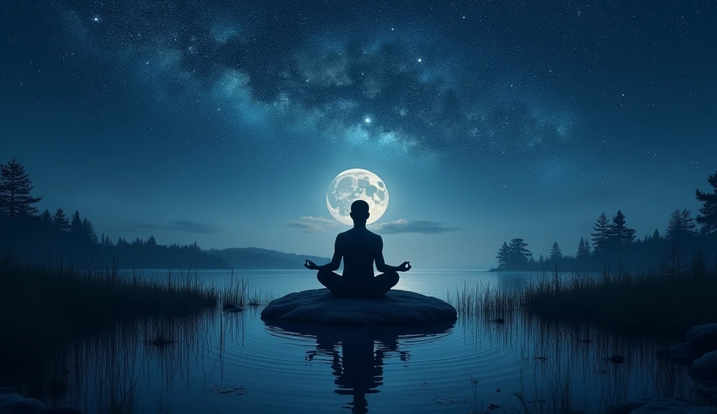 night　Starry Sky　Calming the mind　meditation