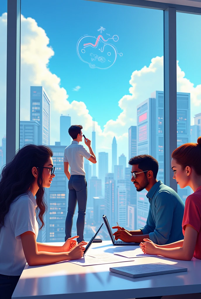 An animated picture that defining the planning function in the apple company 