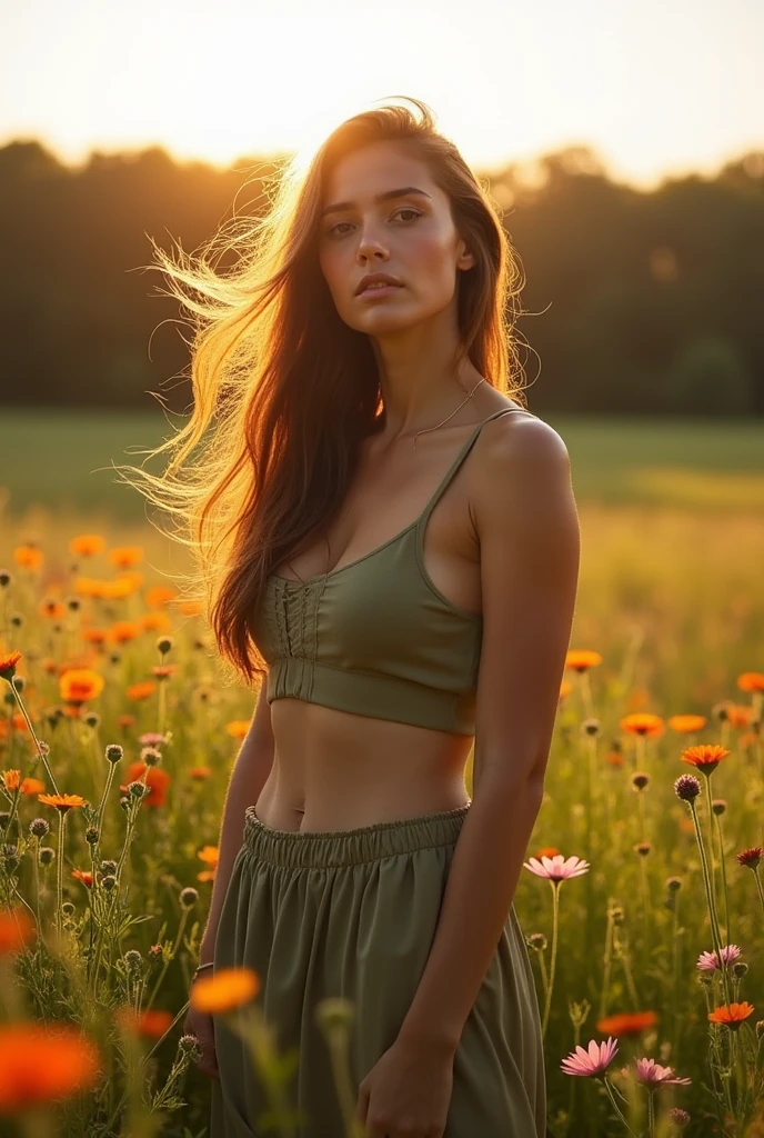 Woman without clothes