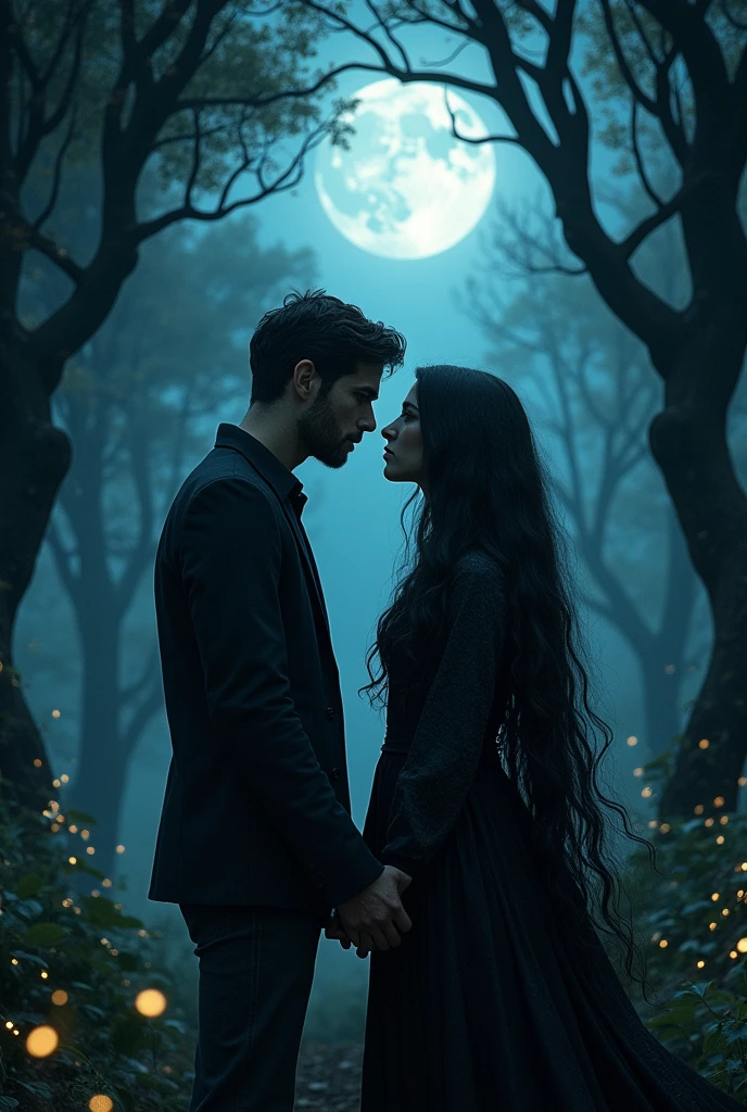 Man falls in love with a witch under the moon