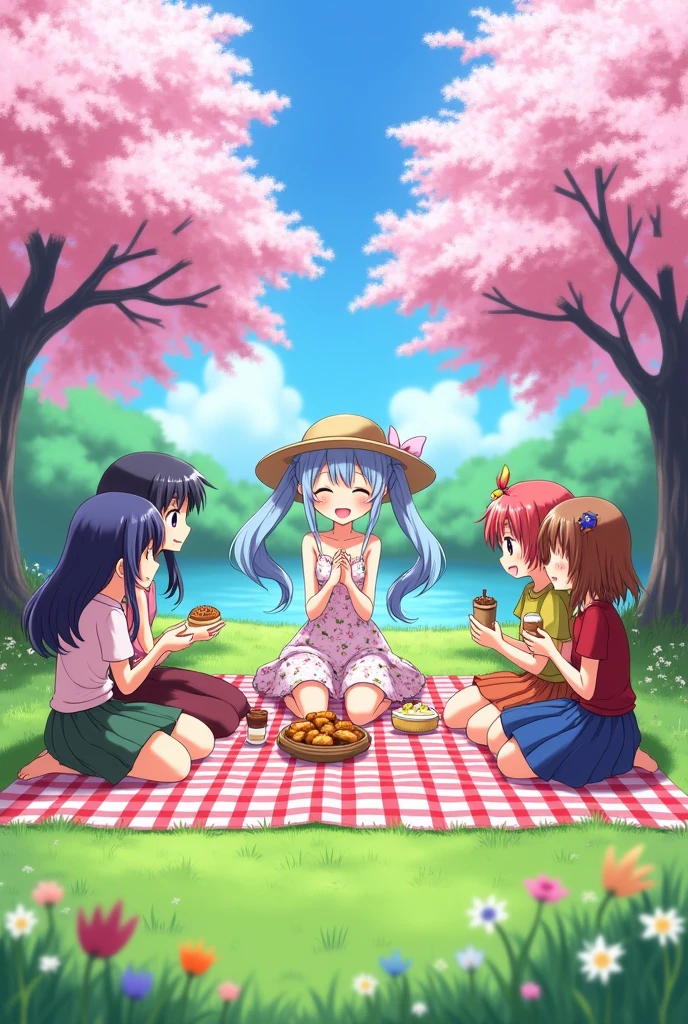 Draw an Anime picnic