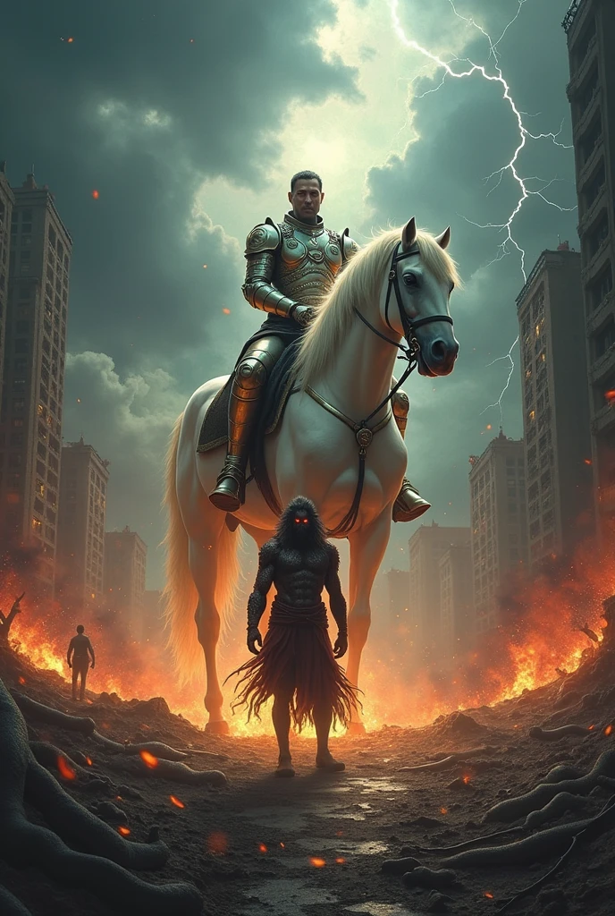 apocalyptic lord kalki and Kali purush battle
