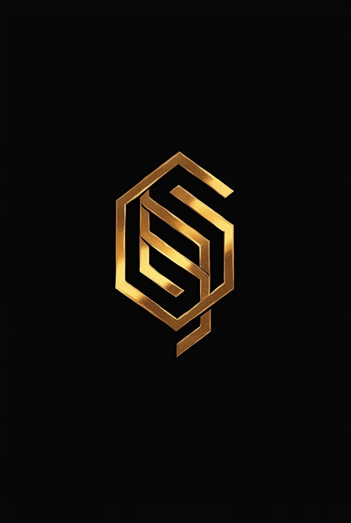 As logo black and golden colour creative logo designs