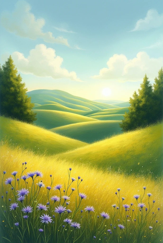 Impressionsm art just the land and so easily to do