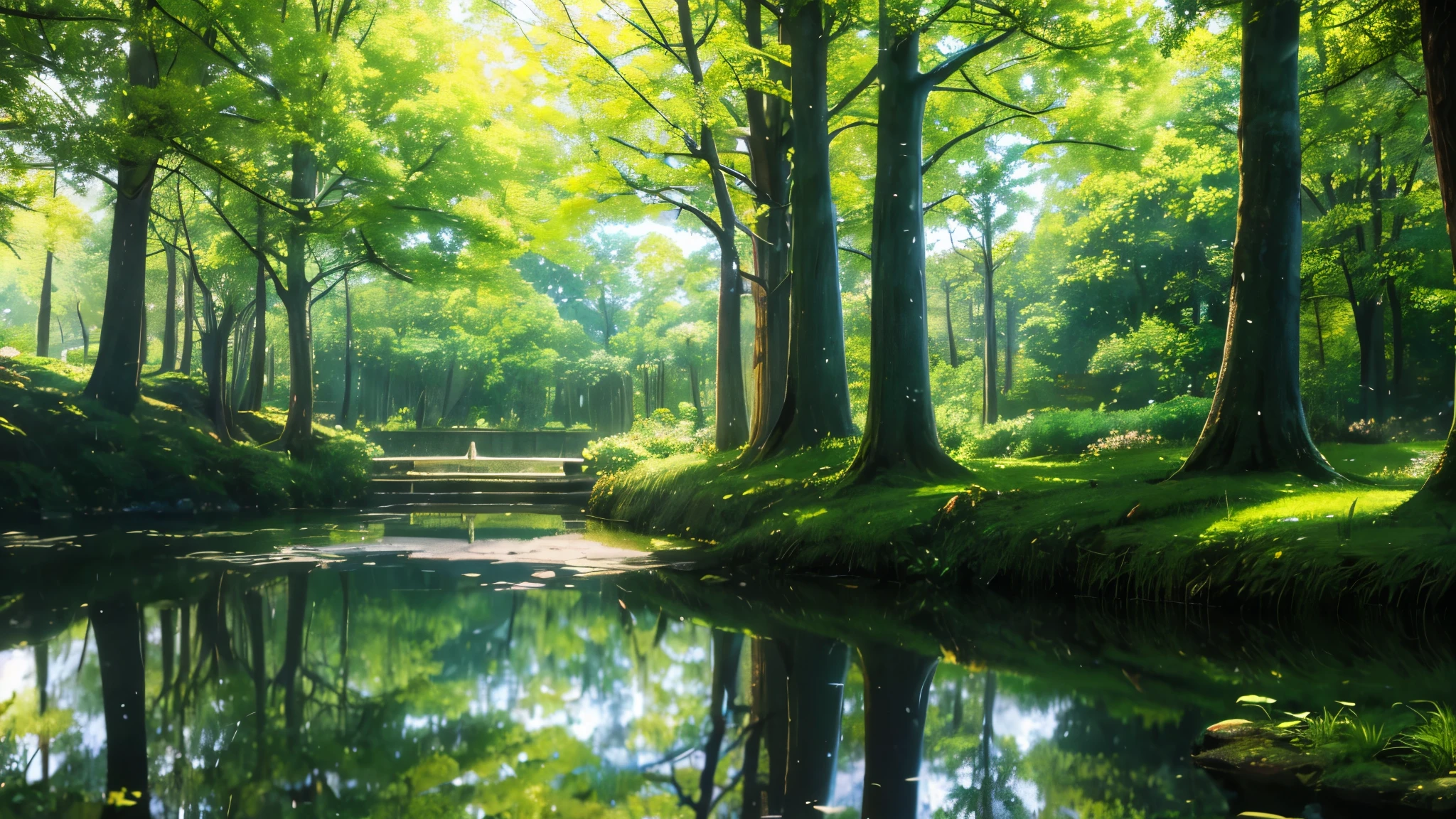 in beautiful nature、Mysterious World、Hatsune Miku