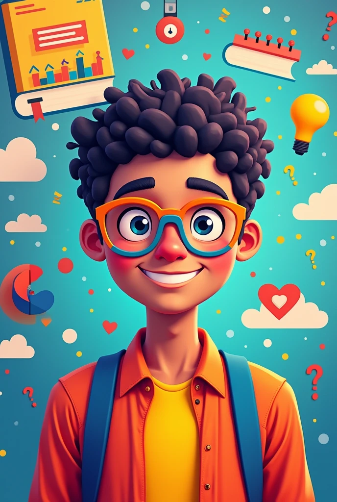 I am a content creator for social media, I make educational and question-based videos, I need a profile picture and a cover image