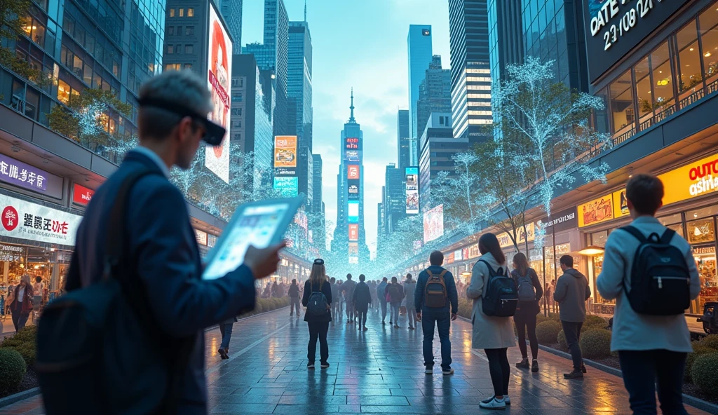 overview of the use of Augmented reality which provides additional information