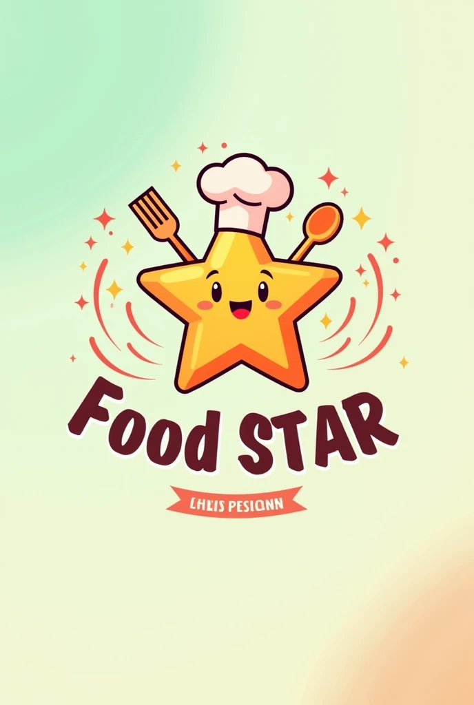 I want a logo for YouTube food blog named as "Asmr Food Star"