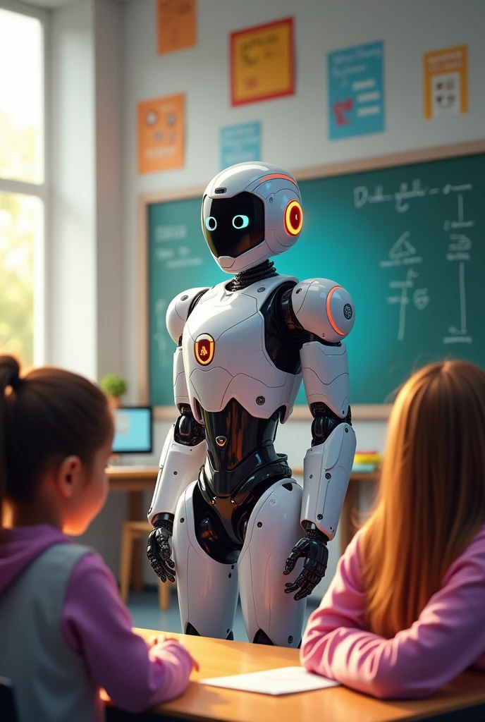 Robot Teacher man cool
