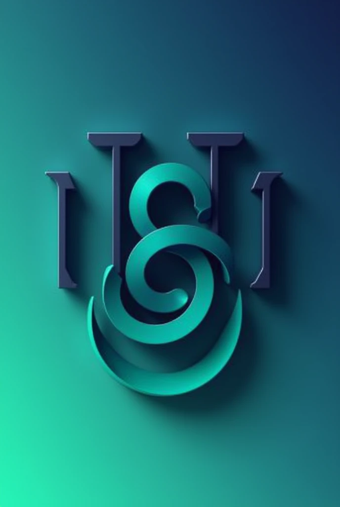 Make a logo of letters "N" and "S" in which one of them connects a number "9"