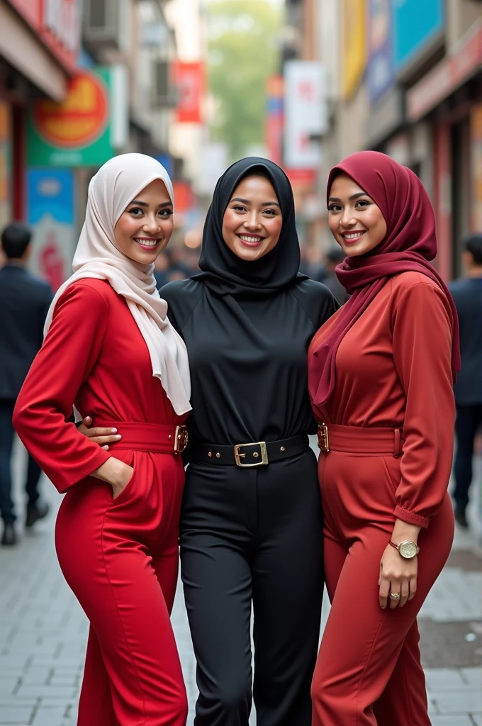 3beautiful women smile,hijab ,arab ,cina,sexy model ,thick body