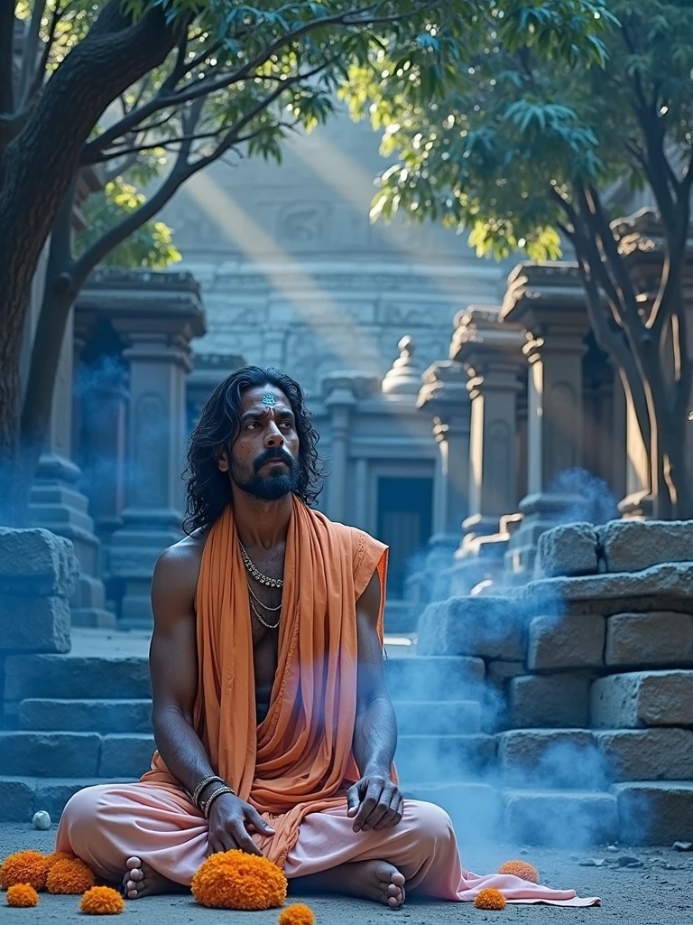 Sharukh khan in sadhu dress