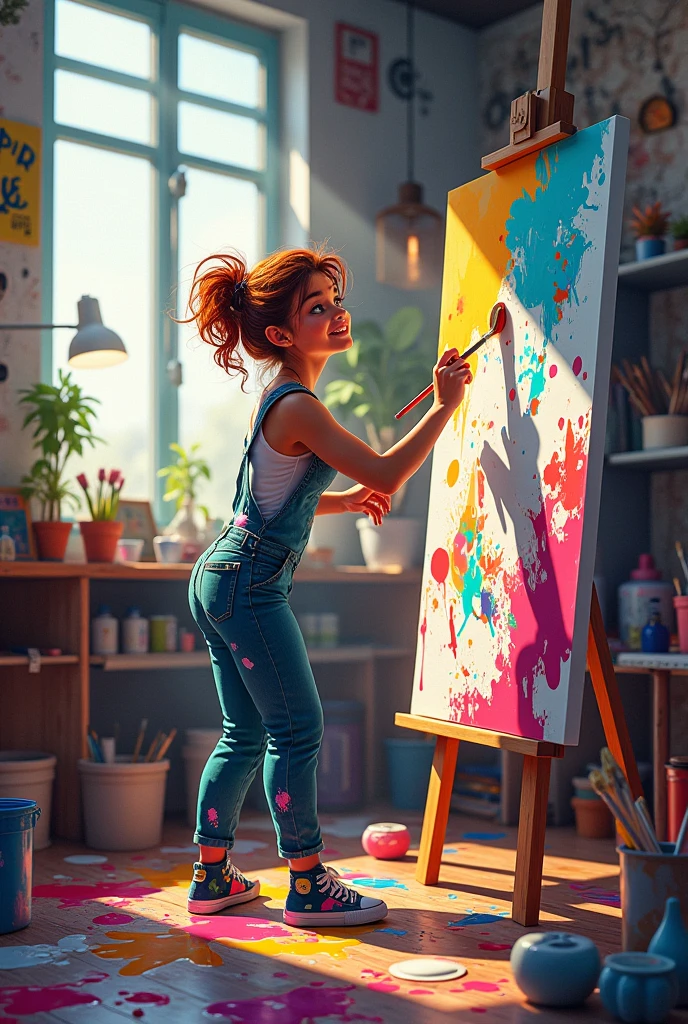 create a poster that shows expression through art 