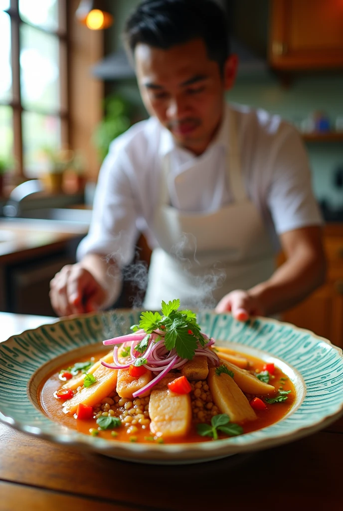 Kinilaw na isda plating