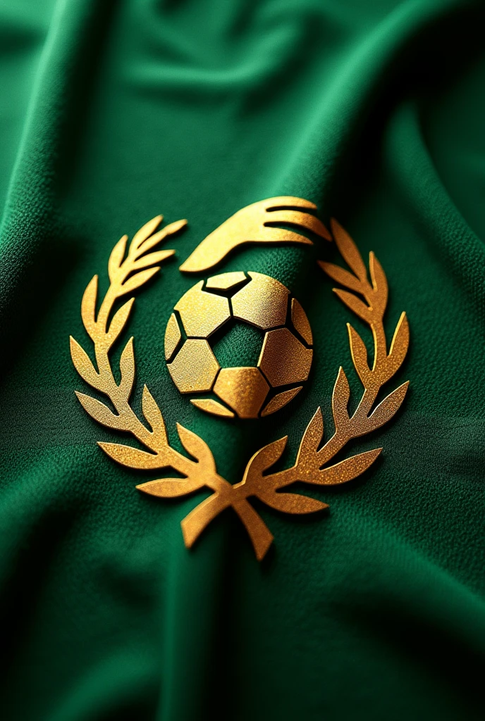 golden cool logo theme about homies combined with futbol for jersey