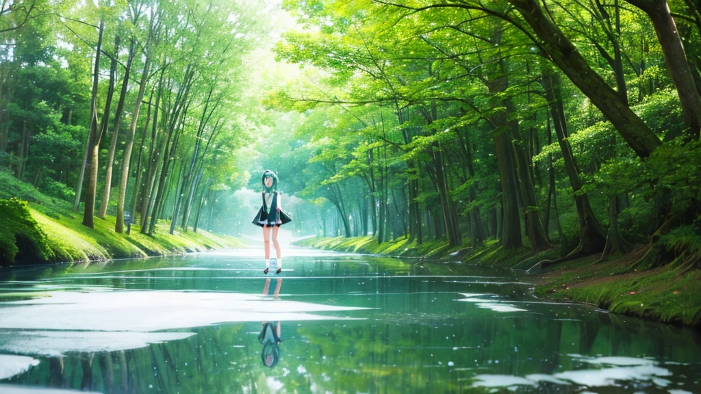 in beautiful nature、Mysterious World、Hatsune Miku