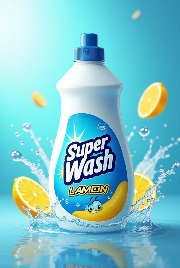 Super wash lamon DISHWASH logo
Lamon background